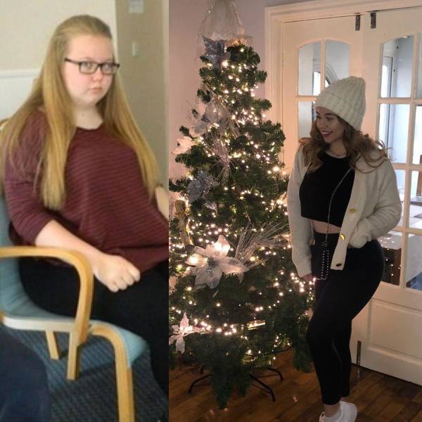 Girl Loses Half Her Weight And Turns Into A Beauty