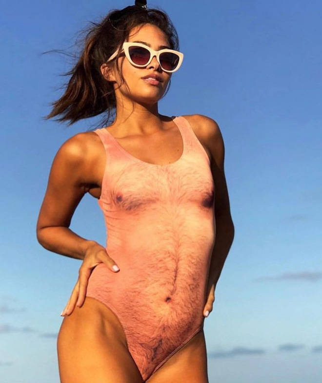 Want A Hairy Chest? Now Anyone Can Have It With This Ridiculous Swimsuit!
