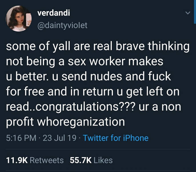 Sex Worker Memes Are Something Special…