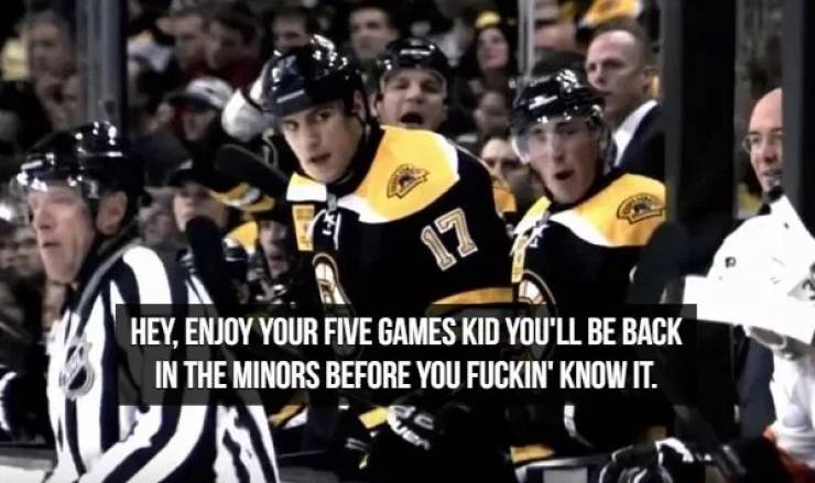 Hockey Players Are Professional Trash Talkers