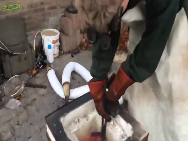Water And Molten Metal Is Not A Very Good Combination…