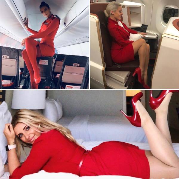 Ready To Fly With These Sexy Flight Attendants?