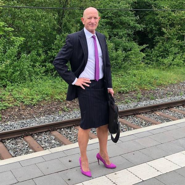 Guy Tries To “Challenge Gender Stereotypes” By Wearing Skirts And Heels