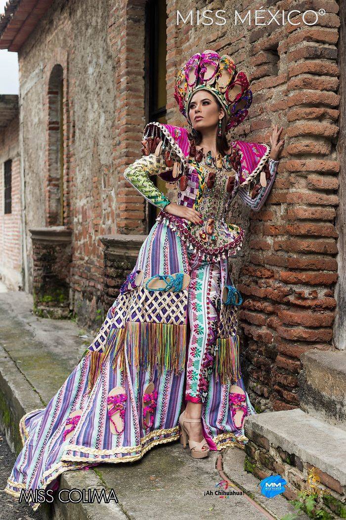 2020 “Miss Mexico” Contestants In National Dresses
