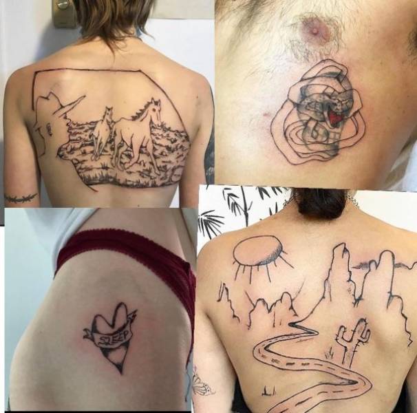 These Tattoos Are Very Bad…