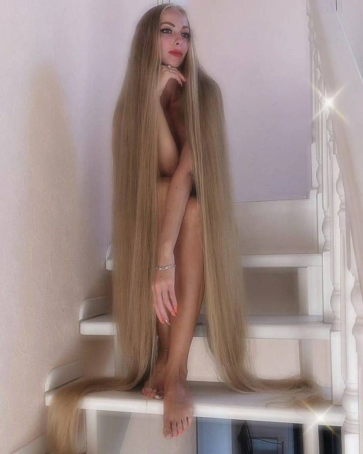 Meet Ukrainian Rapunzel, Whose Hair Is 1.8 Meter Long