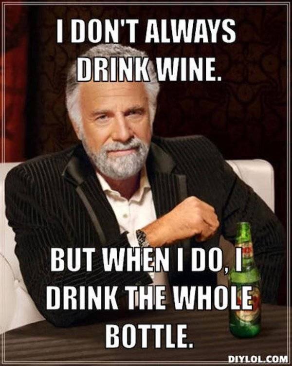 Red And White Wine Memes