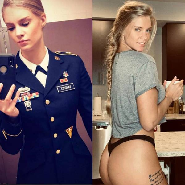 Hot Girls In Uniforms And Without Them