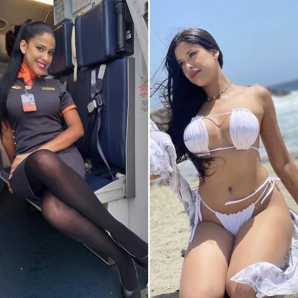 Let’s Take Off With These Hot Flight Attendants!