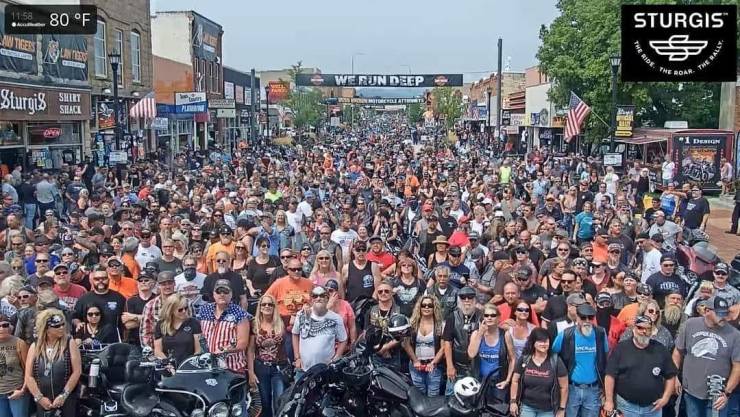 Hundreds Of Thousands Of Bikers Attend This Year’s Sturgis Motorcycle Rally