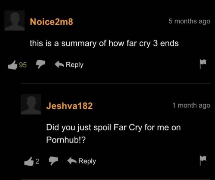 “Pornhub” Has A Very Weird Comment Section…