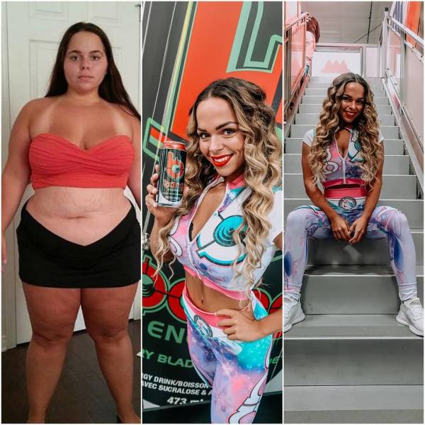 Woman Went From 101 Kilograms To 52, And Is Now Completely Unrecognizable