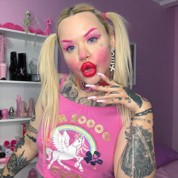 From A Goth To A Bimbo Sex Doll…