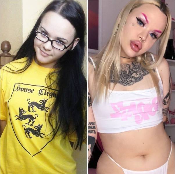 From A Goth To A Bimbo Sex Doll…