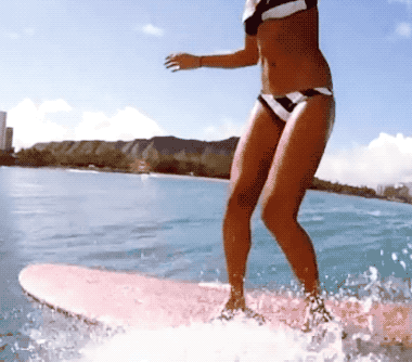 Surfer Girls: View From Behind