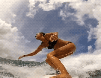 Surfer Girls: View From Behind