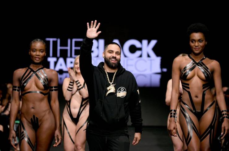 More Black Tape Bikinis At New York Fashion Week!
