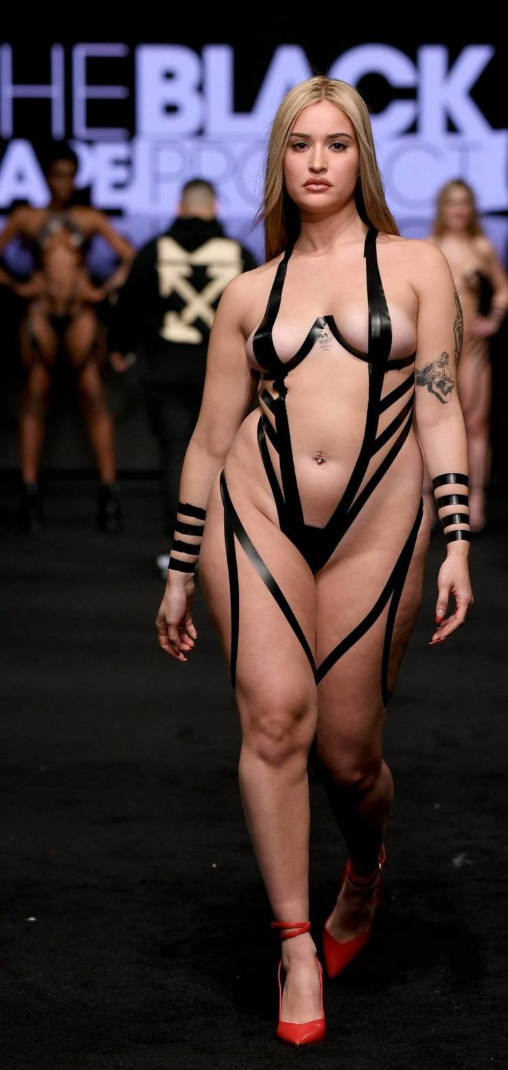More Black Tape Bikinis At New York Fashion Week!