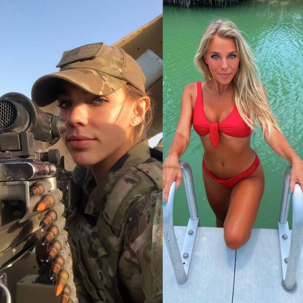 Sexy Girls With And Without Their Uniforms