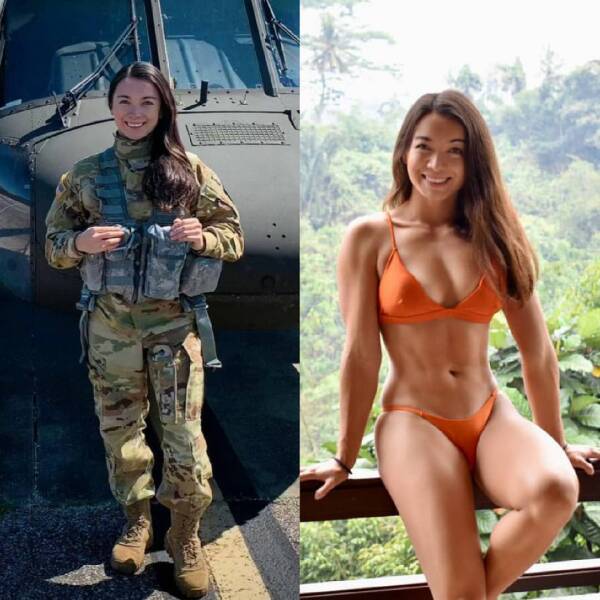 Sexy Girls With And Without Their Uniforms