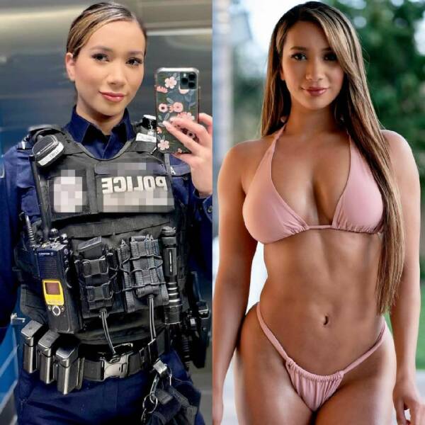 Sexy Girls With And Without Their Uniforms