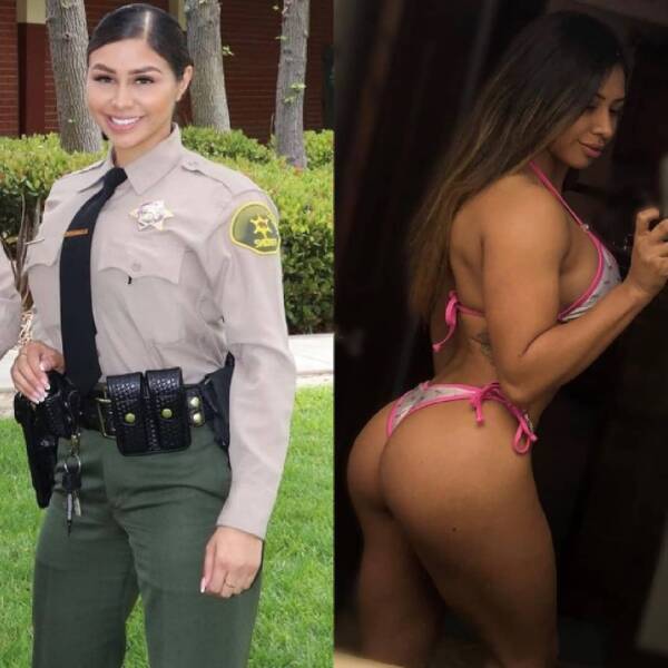 Sexy Girls With And Without Their Uniforms