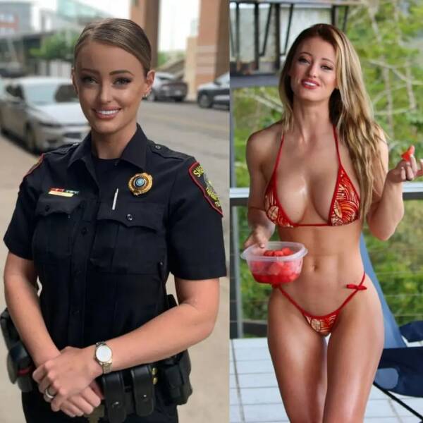 Sexy Girls With And Without Their Uniforms