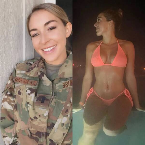 Sexy Girls With And Without Their Uniforms