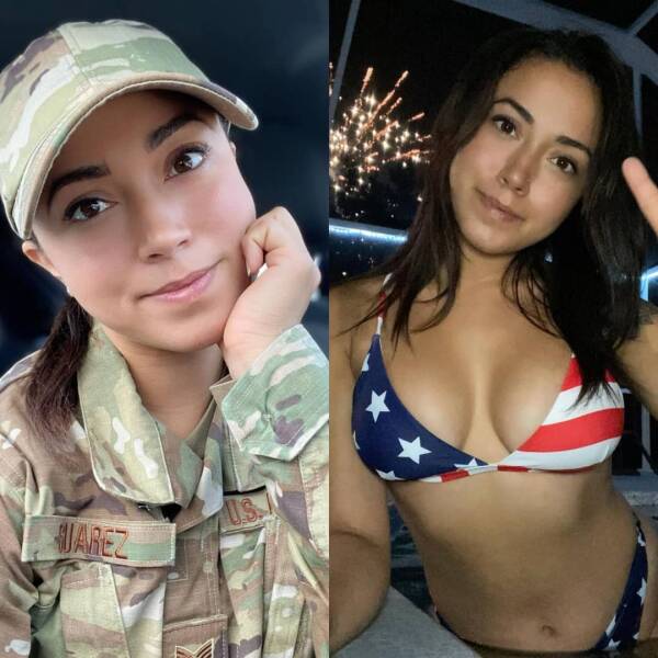 Sexy Girls With And Without Their Uniforms