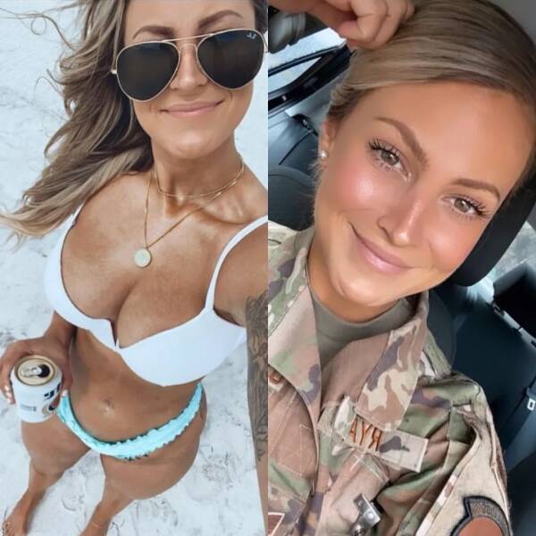 Sexy Girls With And Without Their Uniforms