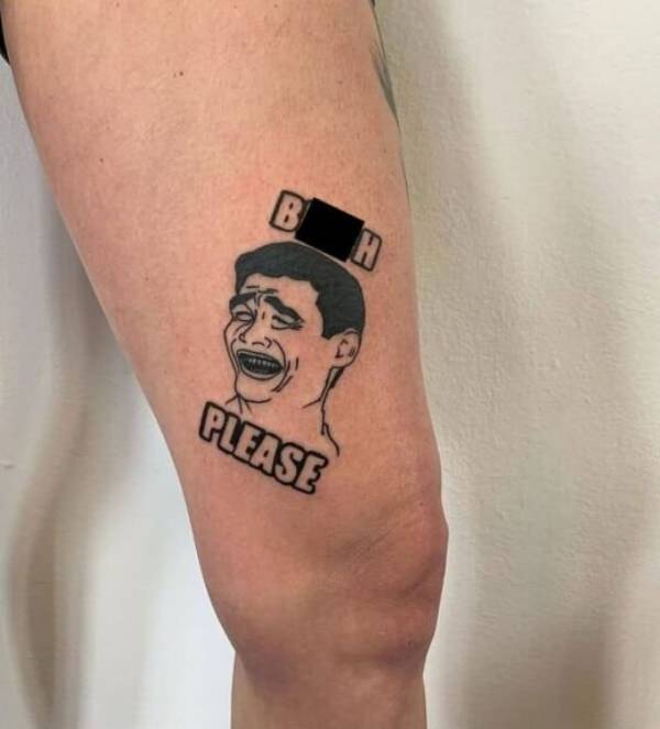 These Tattoos Will Not Age Well…