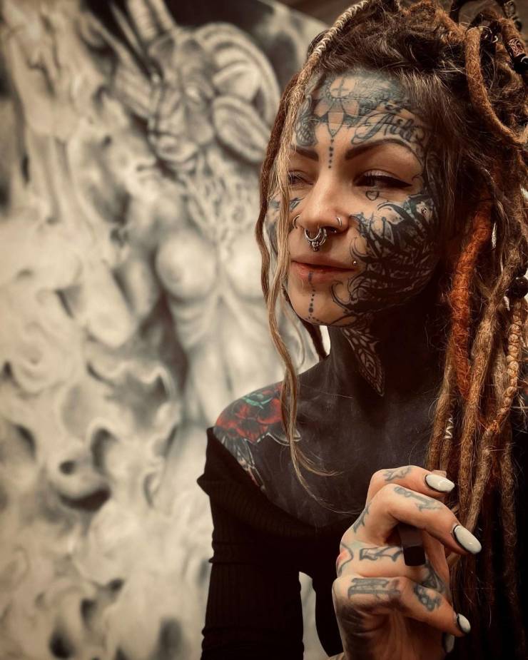 Tattooed Mother From Finland