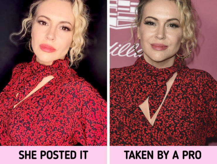 Behind The Filter: Eye-Opening Photo Comparisons Exposing Social Media Illusions