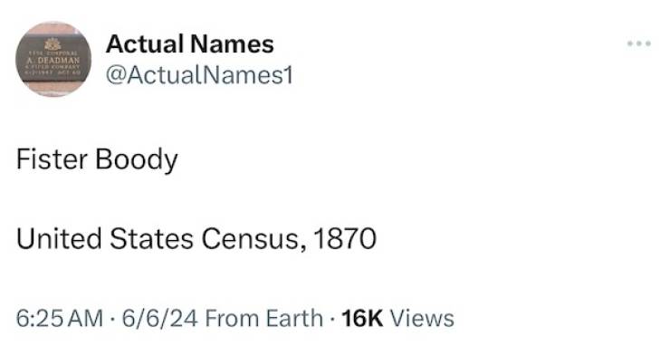 Unbelievably Real Names: Cursed Or Blessed?