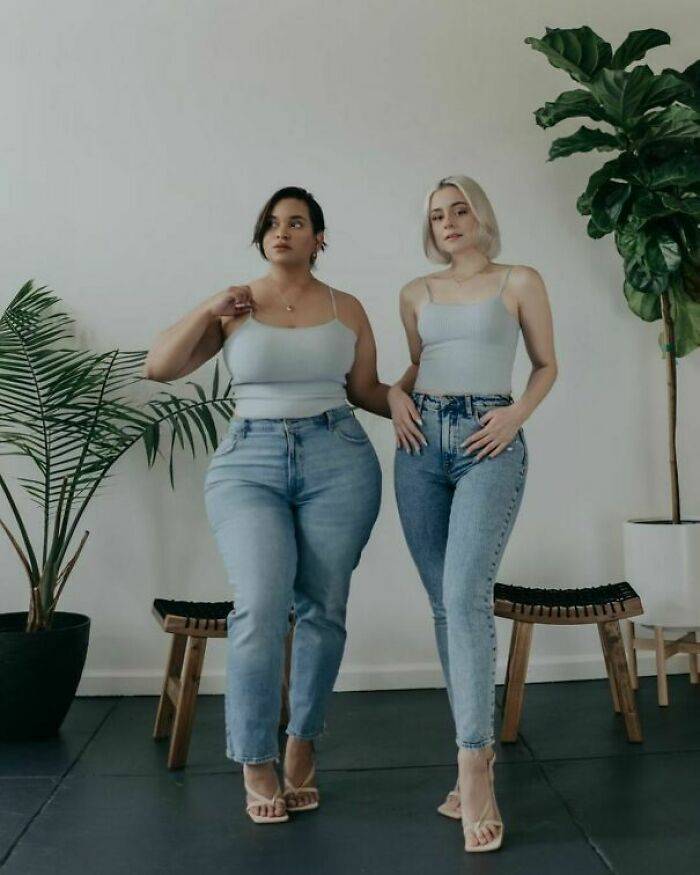 Same Outfit, Different Bodies: Friends Flaunt Fashion