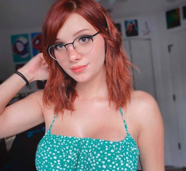 Pretty Eyes Behind Cute Glasses