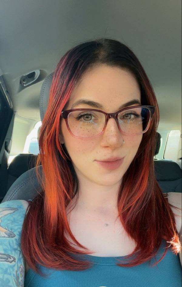 Pretty Eyes Behind Cute Glasses