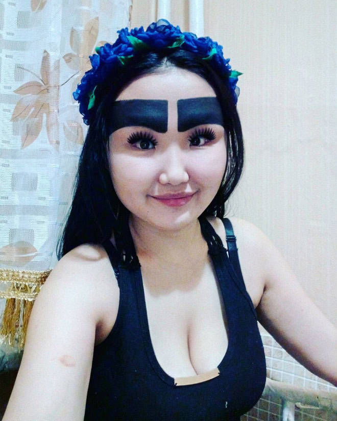 Instagram Sensation: The Russian Influencer And Her Wild Eyebrow