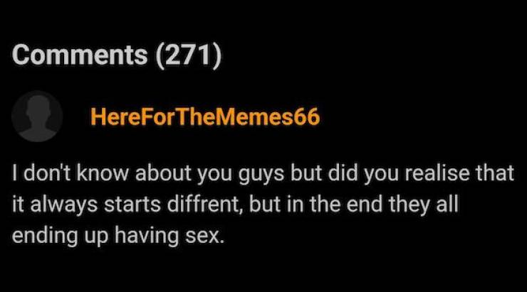 PornHub’s Comments Are Always Wild!