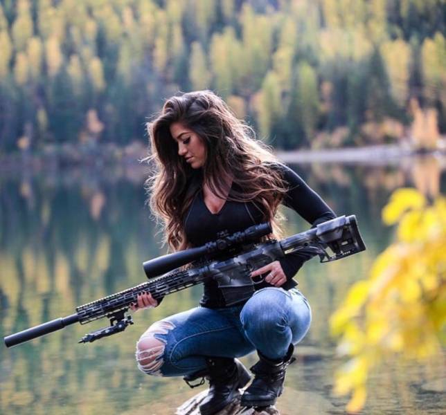 Guns And Girls: A Powerful Combination