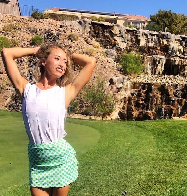 Golf Caddy Abigail Lopez
