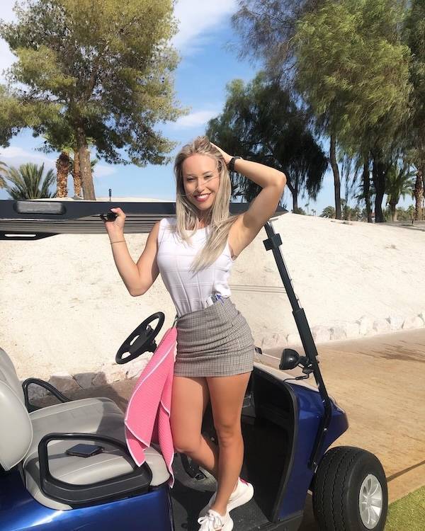 Golf Caddy Abigail Lopez