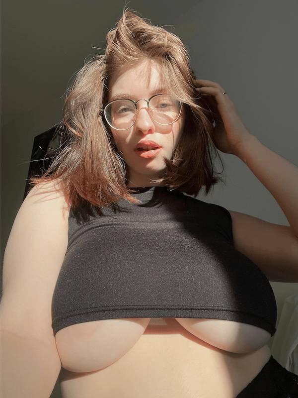 Pretty Eyes Behind Cute Glasses