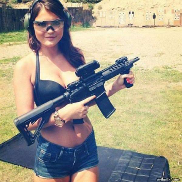 Guns And Girls: A Powerful Combination
