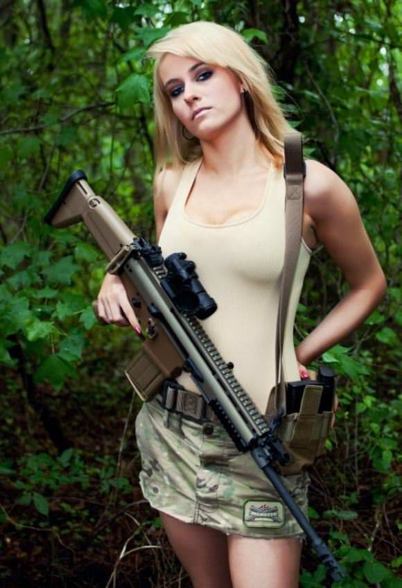 Guns And Girls: A Powerful Combination
