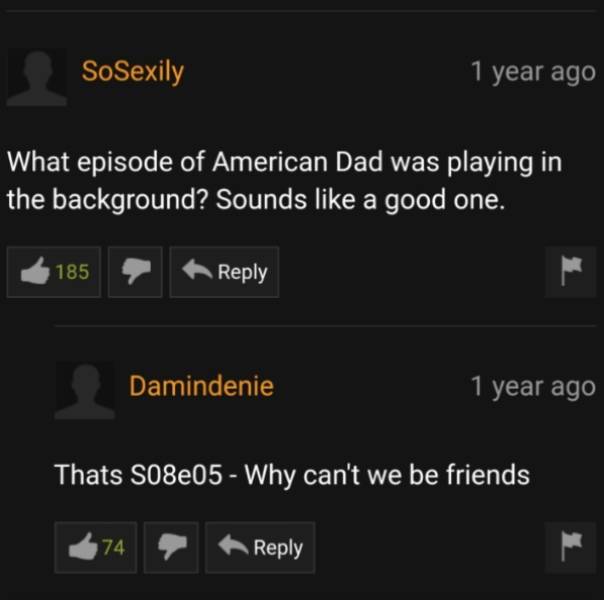 Pornhub Comments that are Better than the Videos
