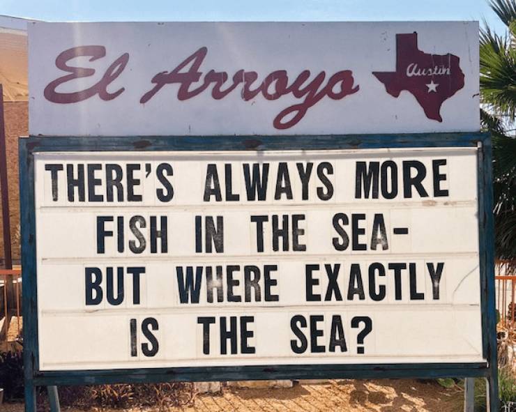The Funniest El Arroyo Signs on the Internet