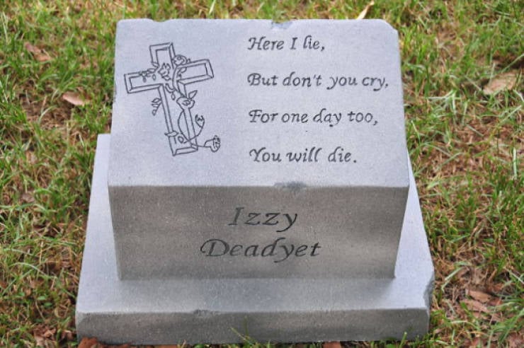 These Tombstones Have One Last Joke to Tell