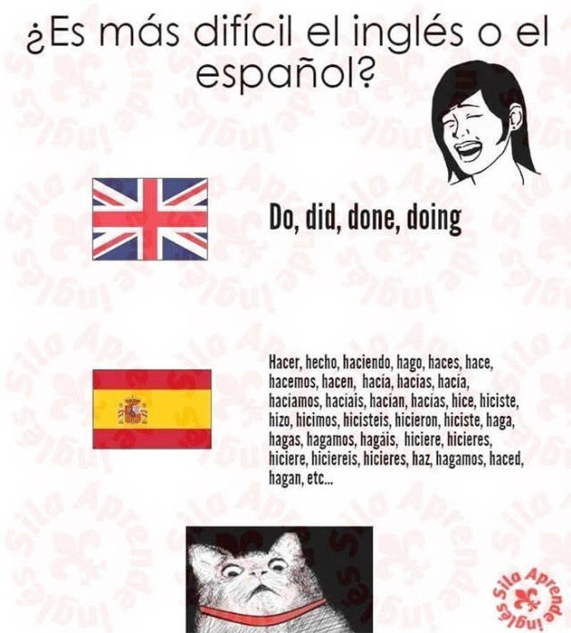 Wow, Español Is A Hard Lengua To Hablar
