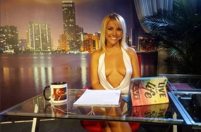 No Idea How She’s Allowed To Host On TV Basically Nude